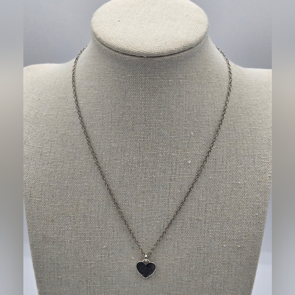 BRIGHTON Silver Heart Love Pendant Necklace - Picture 2 of 5